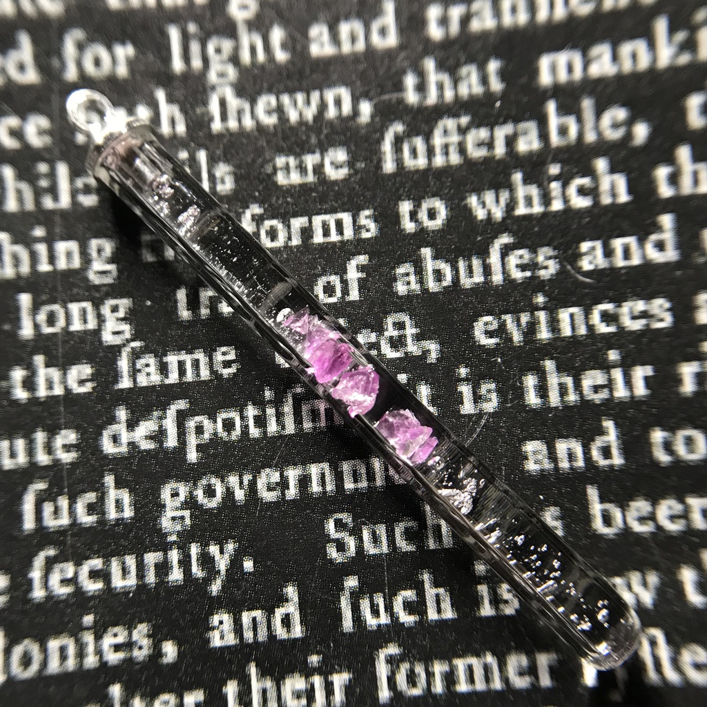 【レビュー用試作品】ルビー入り試験管