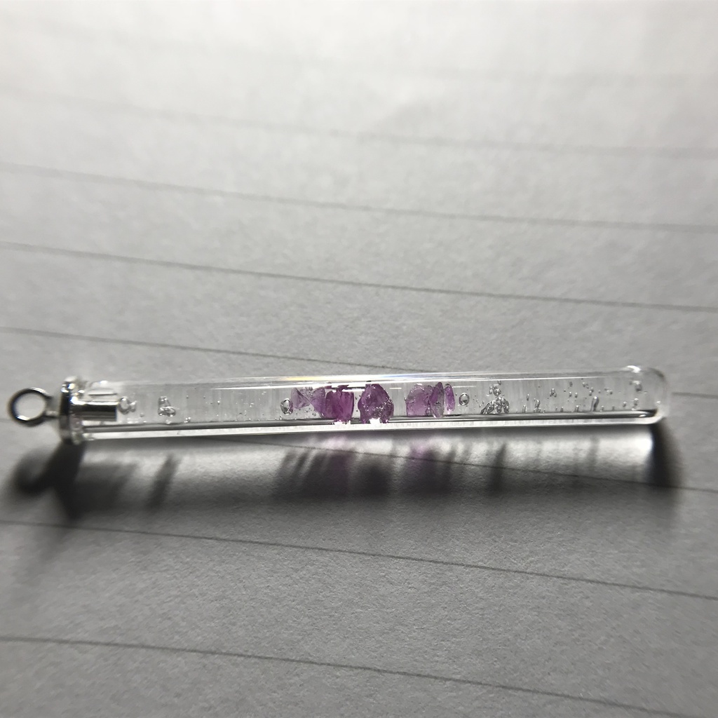 【レビュー用試作品】ルビー入り試験管