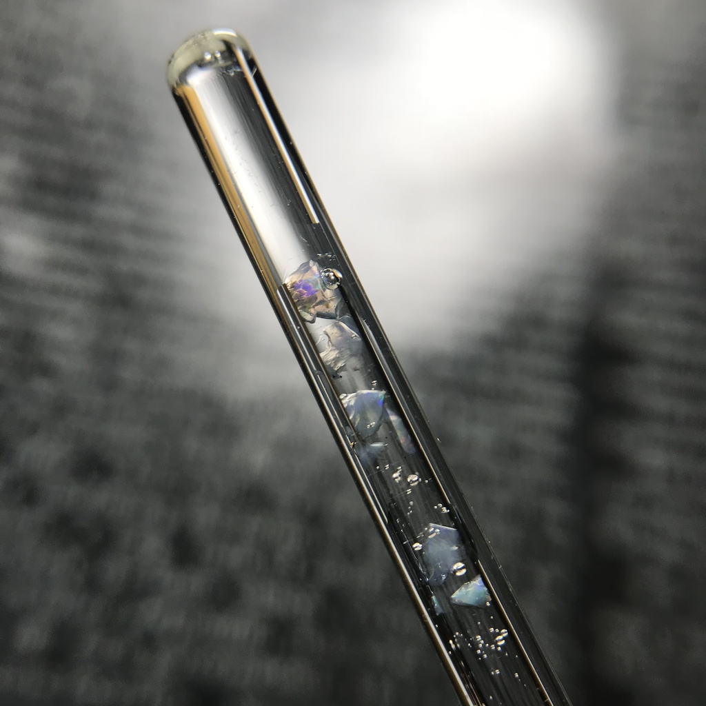 【レビュー用試作品】オパール入り試験管B