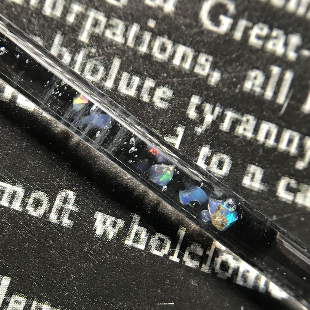 【レビュー用試作品】オパール入り試験管B