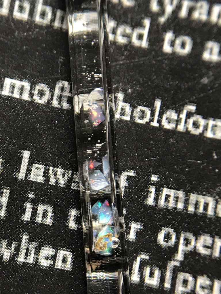 【レビュー用試作品】オパール入り試験管B