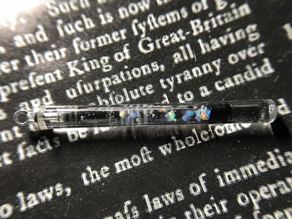 【レビュー用試作品】オパール入り試験管B