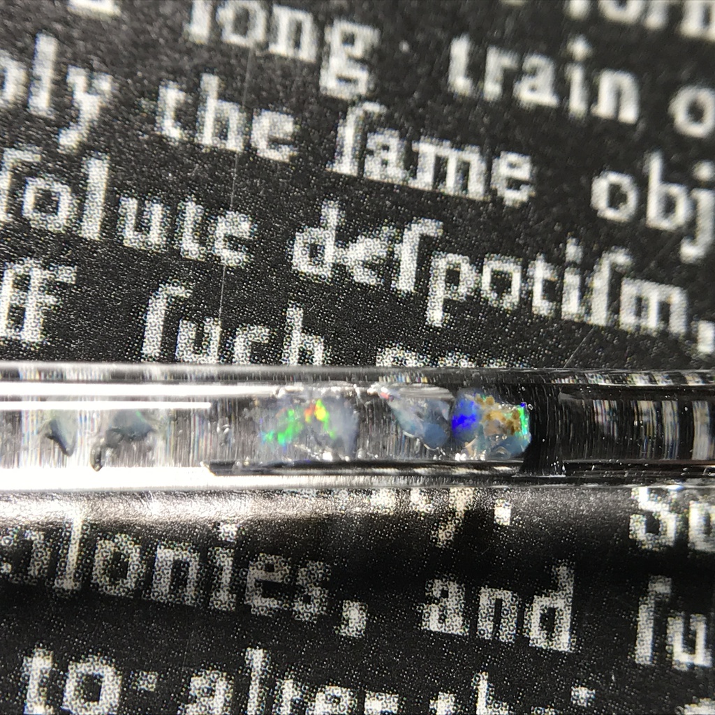 【レビュー用試作品】オパール入り試験管B