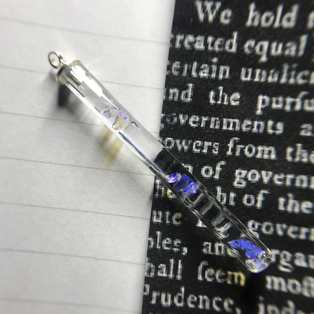 【レビュー用試作品】オパール入り試験管C