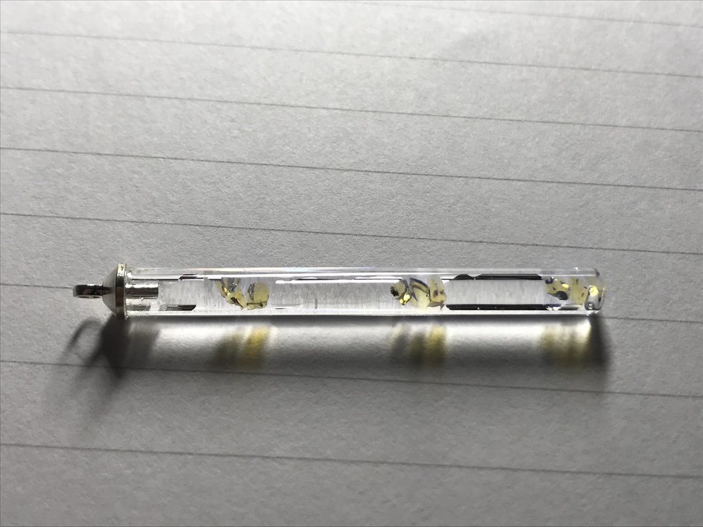 【レビュー用試作品】オパール入り試験管C