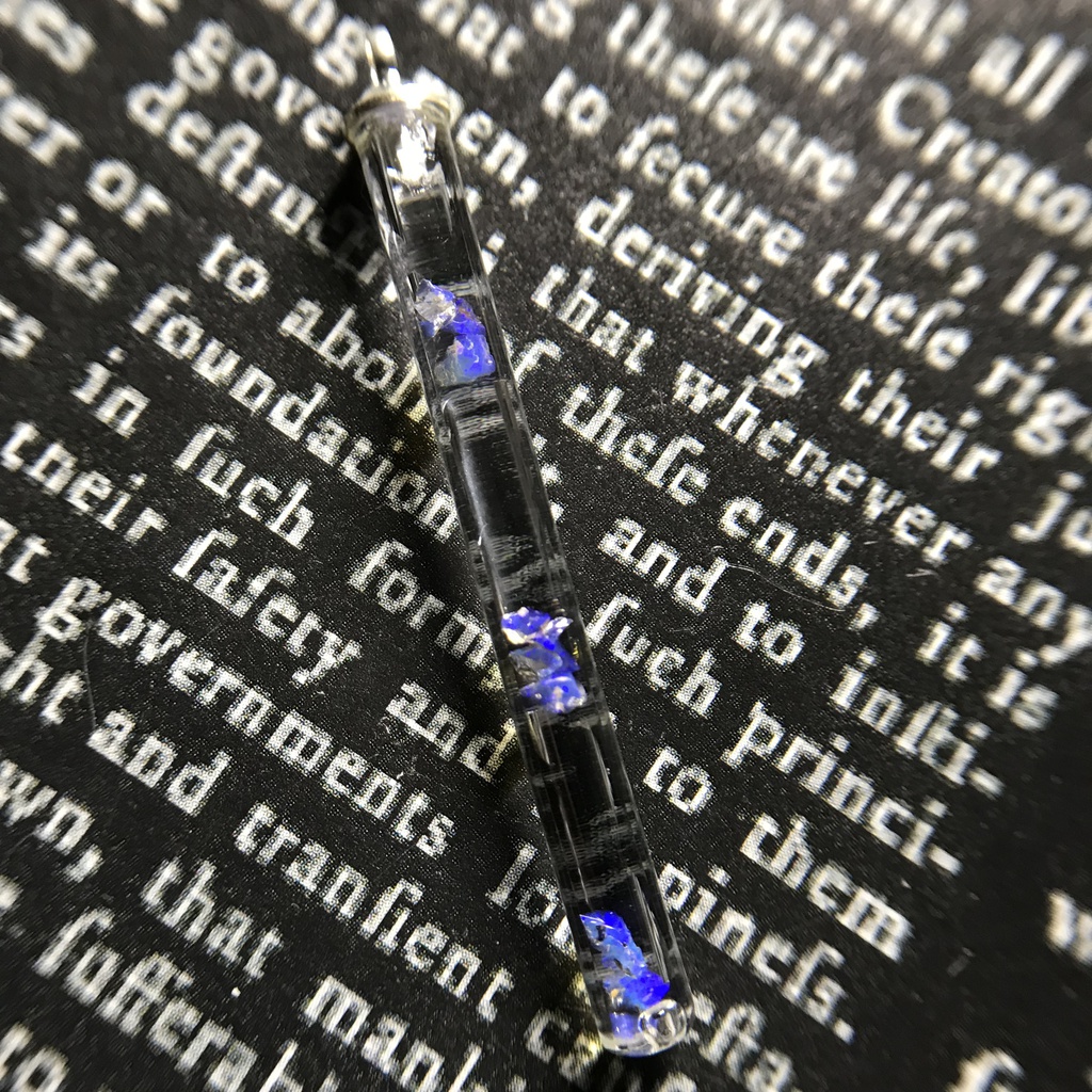 【レビュー用試作品】オパール入り試験管C