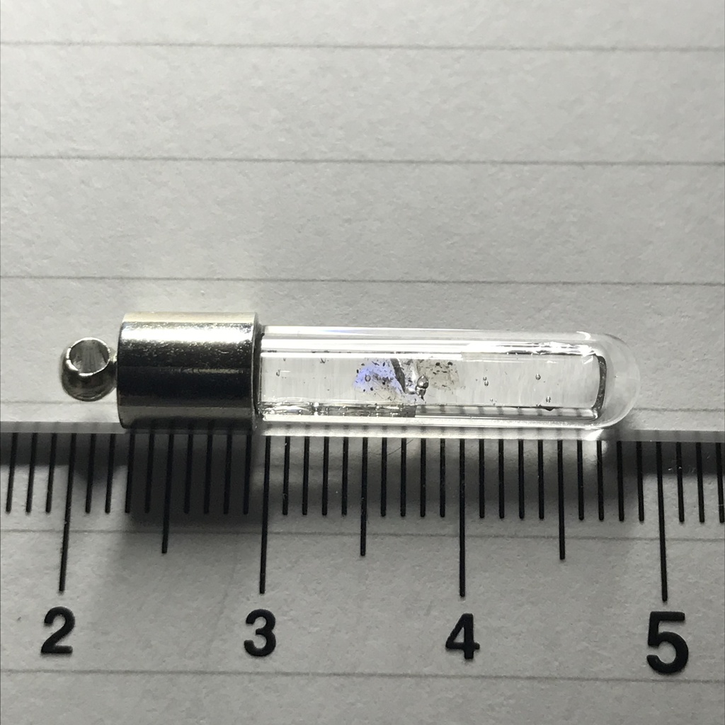 【レビュー用試作品】ラブラドライト入り試験管(小)