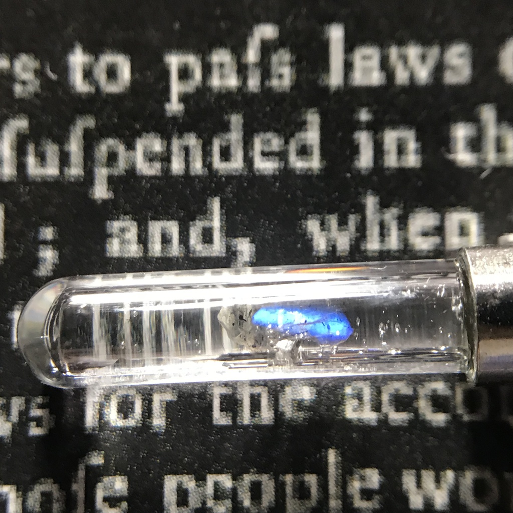 【レビュー用試作品】ラブラドライト入り試験管(小)