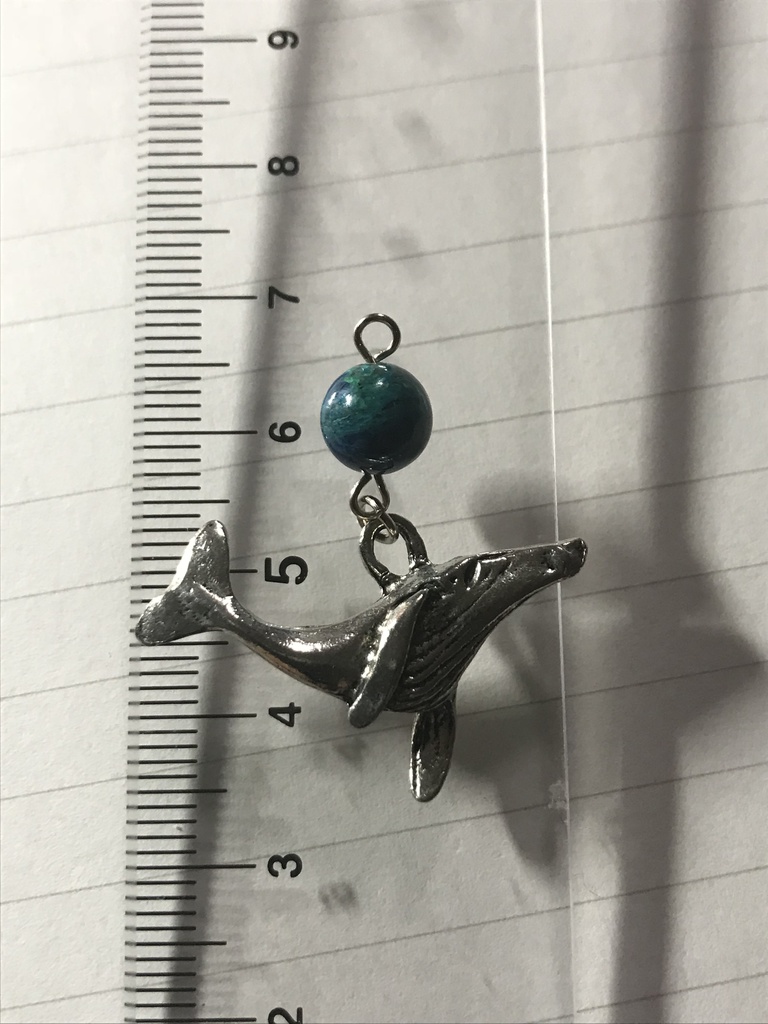 【試作品】クリソコラとクジラのチャーム