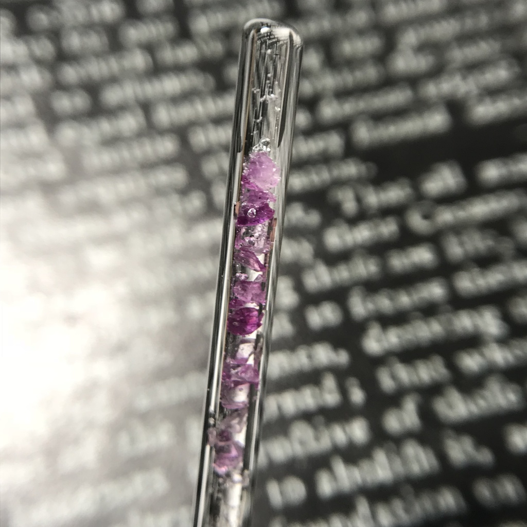 【レビュー用試作品】ルビー入り試験管B