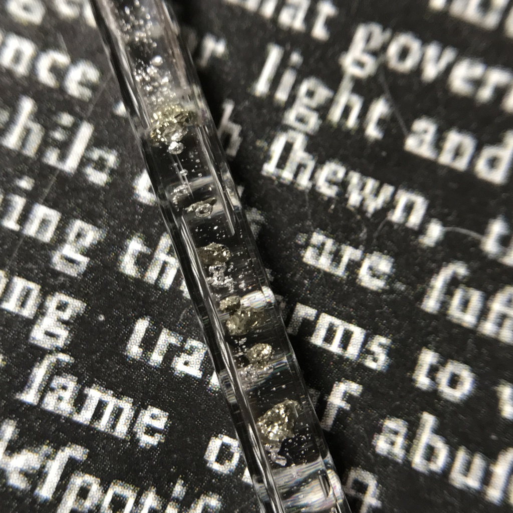 【レビュー用試作品】パイライト(黄鉄鉱)入り試験管