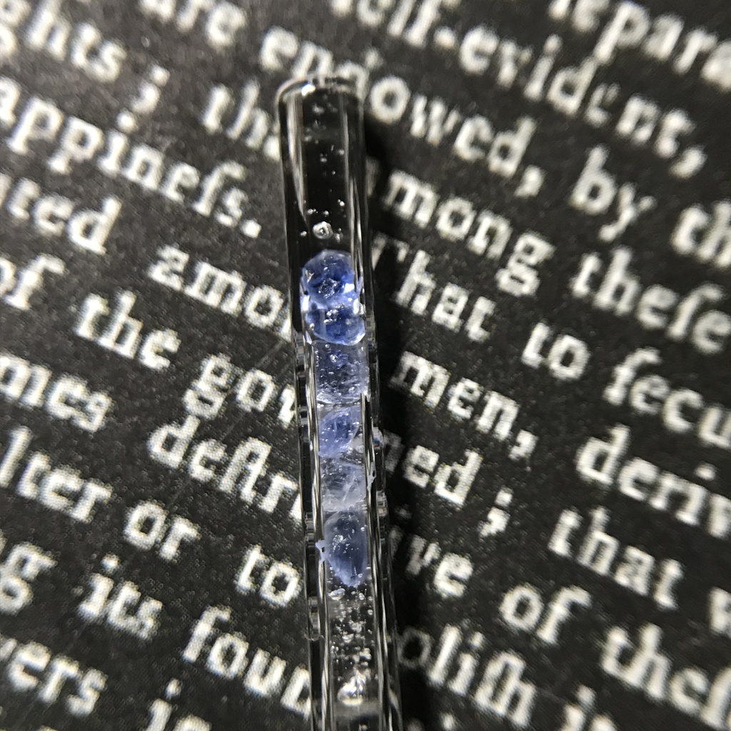 【レビュー用試作品】サファイア入り試験管C