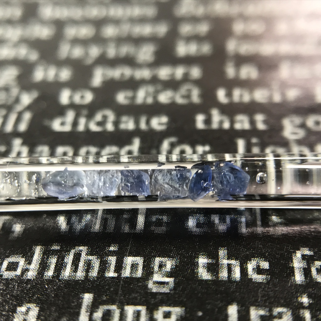 【レビュー用試作品】サファイア入り試験管C