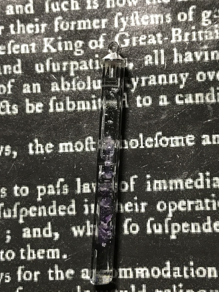 【レビュー用試作品】アメジスト入り試験管