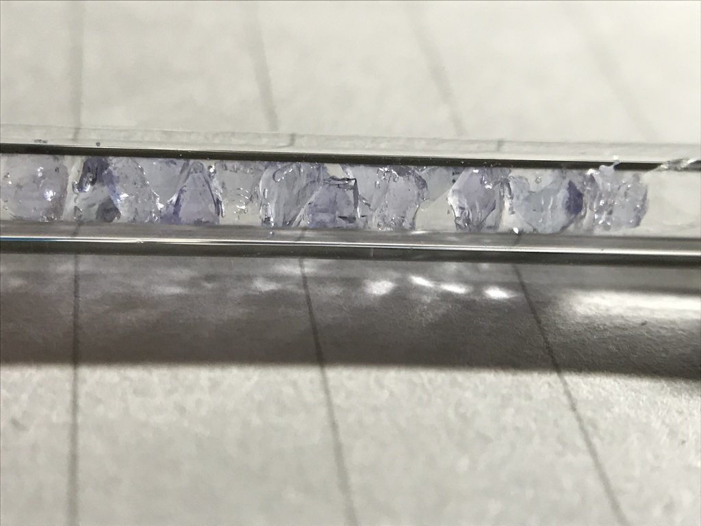 【レビュー用試作品】タンザナイト入り試験管