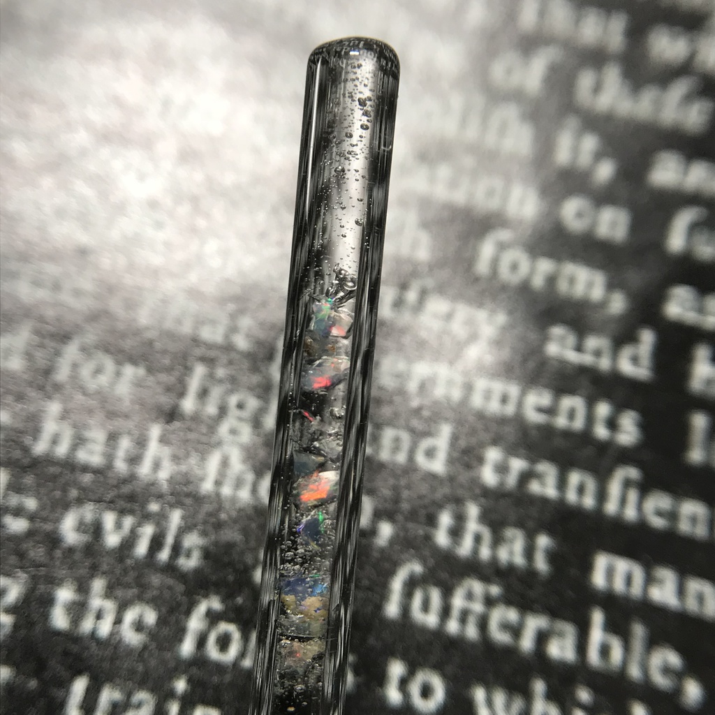 【レビュー用試作品】(訳あり)オパール入り試験管D