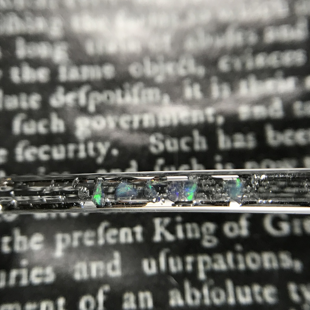 【レビュー用試作品】オパール入り試験管E