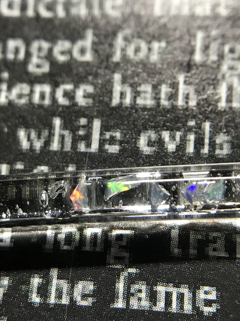 【レビュー用試作品】オパール入り試験管E