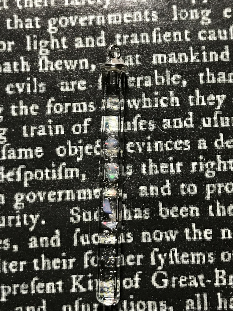 【レビュー用試作品】オパール入り試験管E