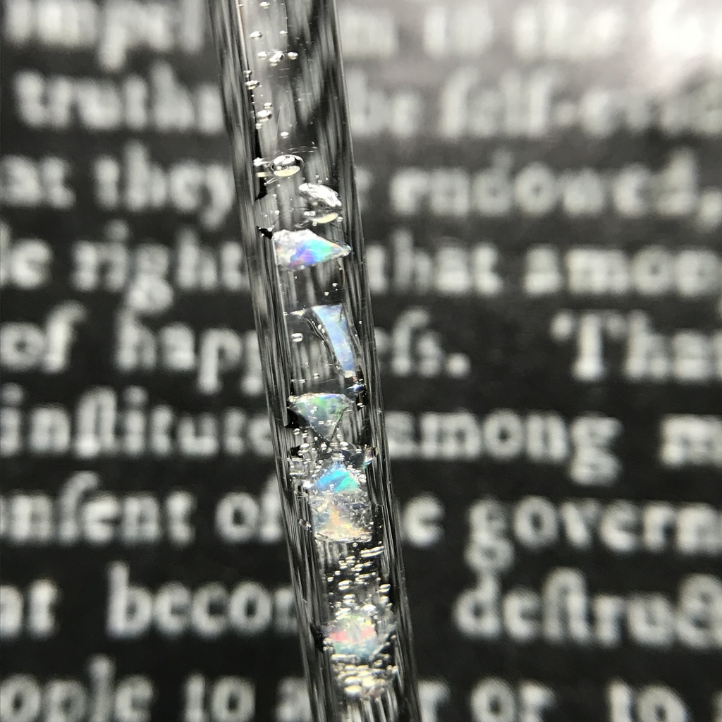 【レビュー用試作品】オパール入り試験管E