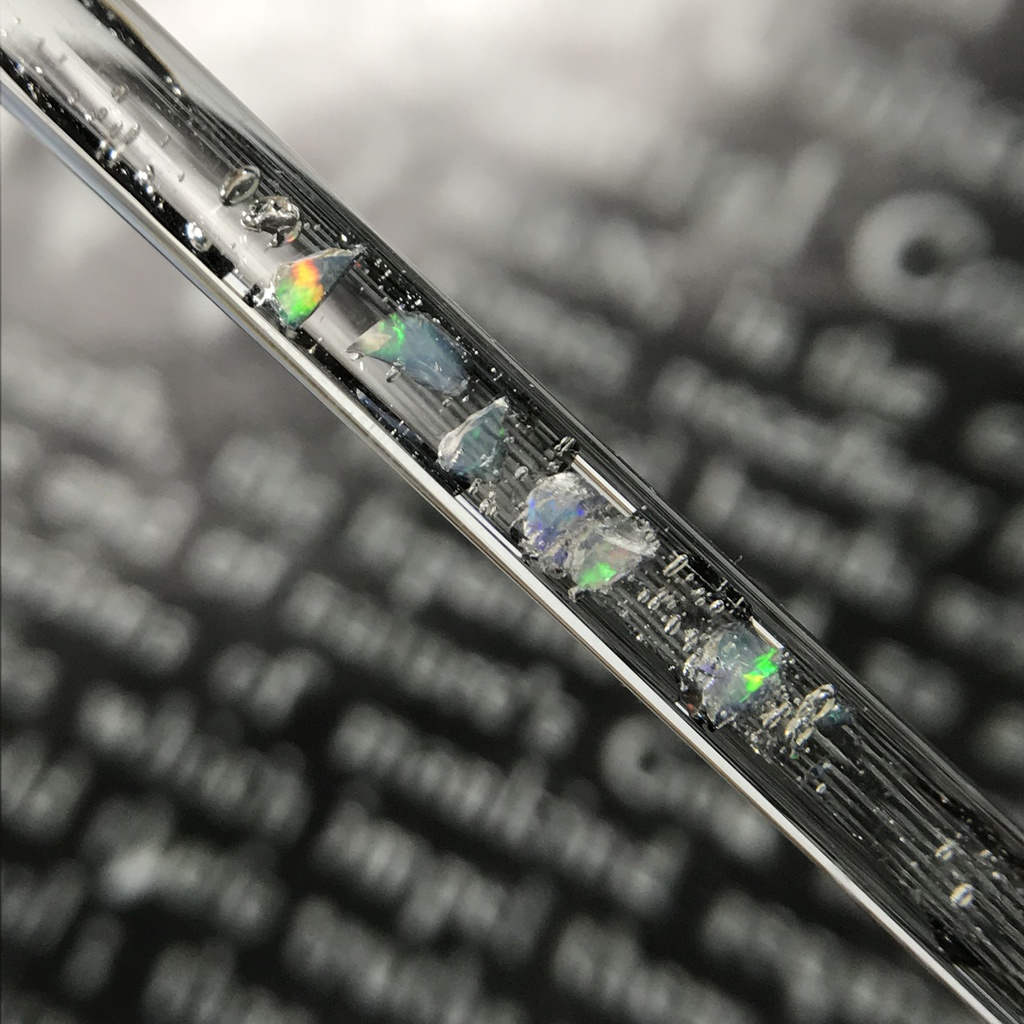 【レビュー用試作品】オパール入り試験管E