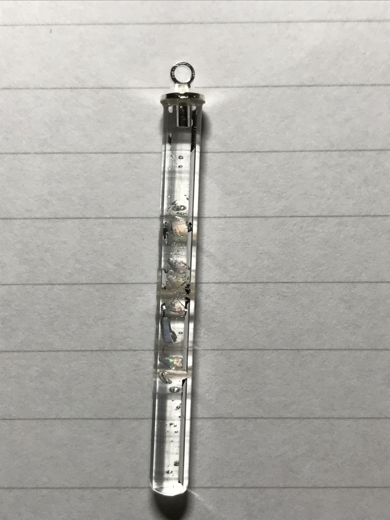 【レビュー用試作品】オパール入り試験管E