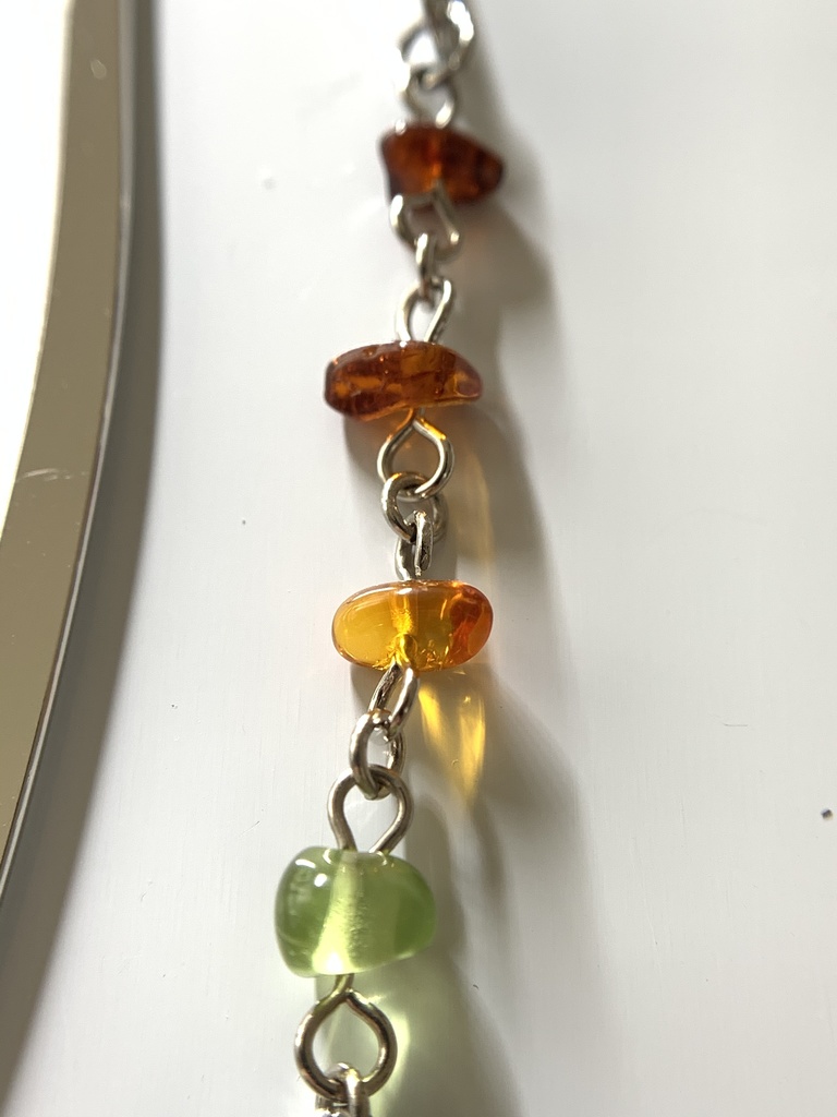 【再販】琥珀とペリドットとヒマワリのしおり