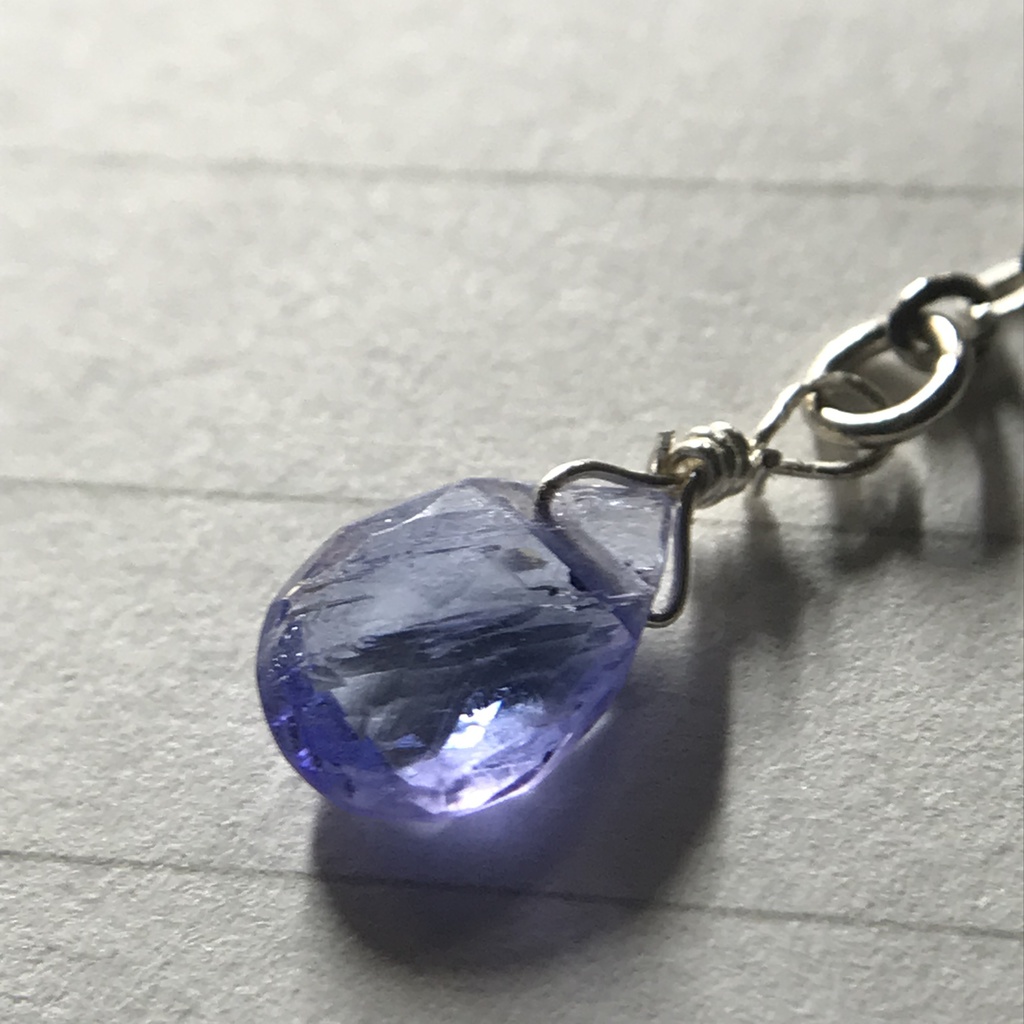 【試作品】タンザナイトとアパタイトとクラゲのチャーム