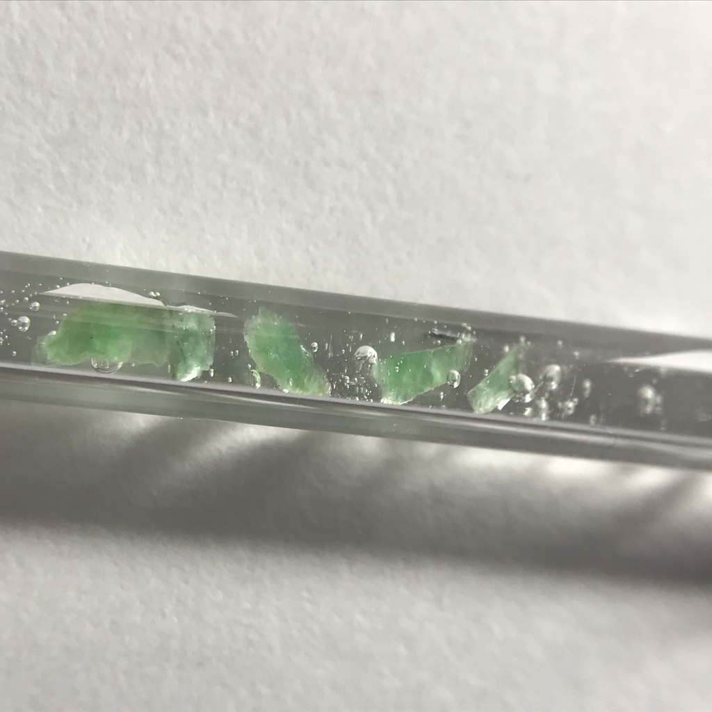 【レビュー用試作品】翡翠入り試験管