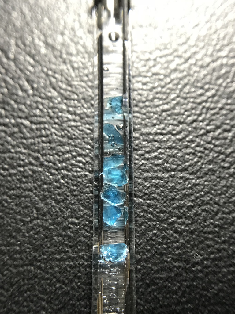 【レビュー用試作品】ブルーアパタイト入り試験管