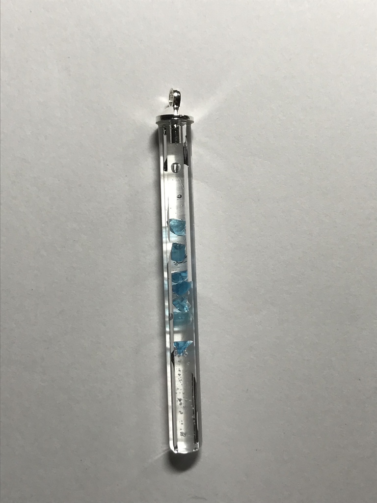 【レビュー用試作品】ブルーアパタイト入り試験管