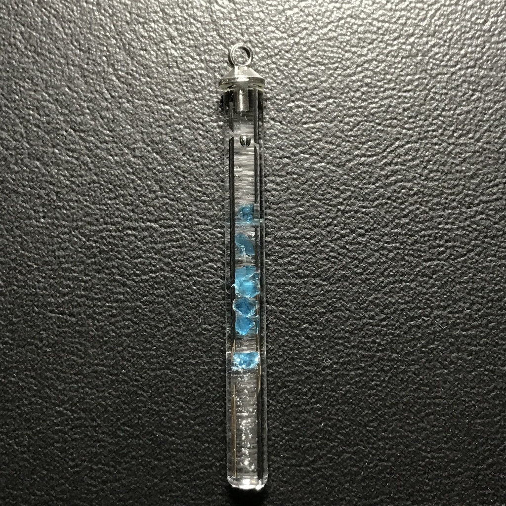 【レビュー用試作品】ブルーアパタイト入り試験管