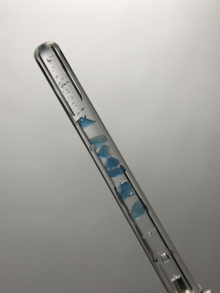 【レビュー用試作品】ブルーアパタイト入り試験管