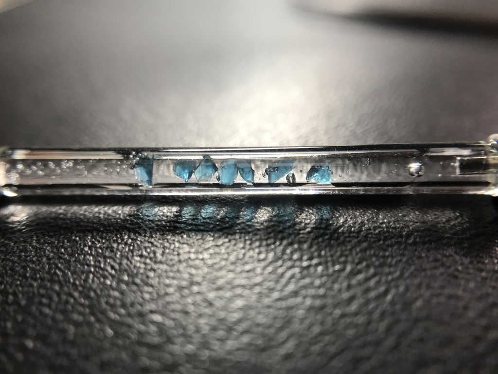 【レビュー用試作品】ブルーアパタイト入り試験管