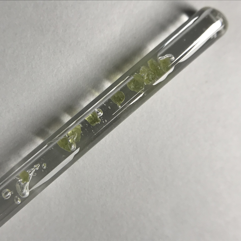 【レビュー用試作品】ベスブ石(ベスビアナイト)入り試験管