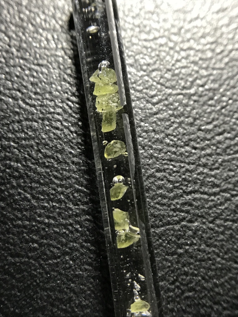 【レビュー用試作品】ベスブ石(ベスビアナイト)入り試験管