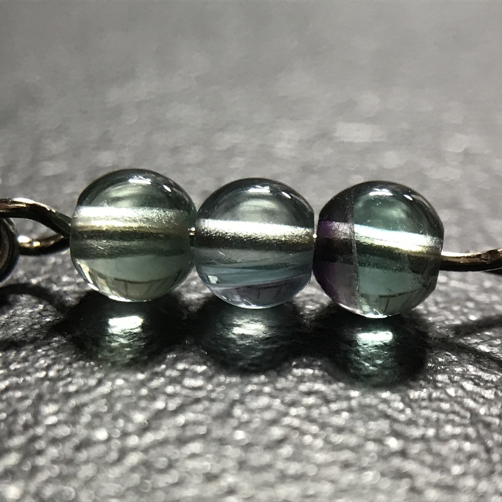 【試作品】フローライトとクロスのイヤーカフ