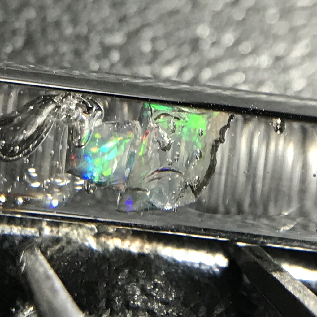 【レビュー用試作品】オパール入り試験管(小)