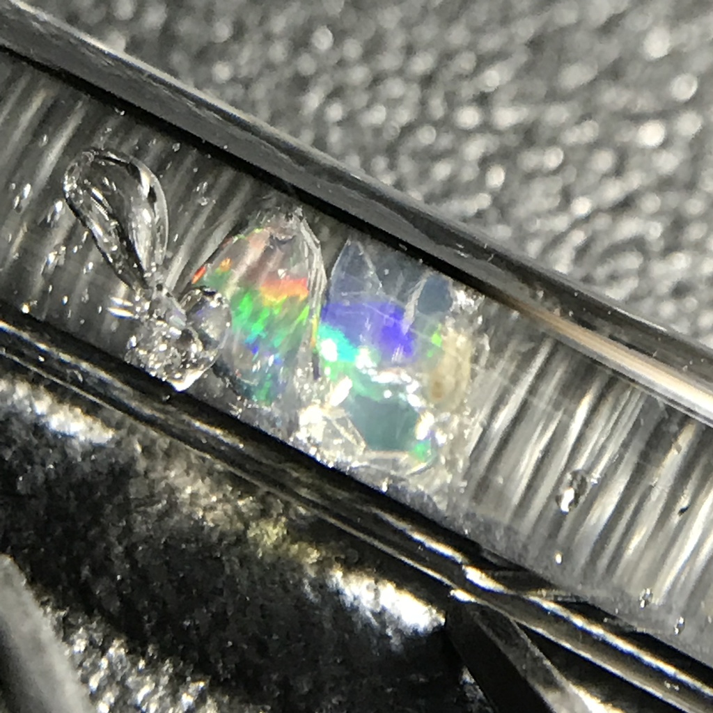 【レビュー用試作品】オパール入り試験管(小)