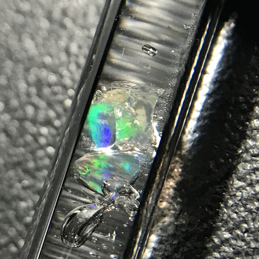 【レビュー用試作品】オパール入り試験管(小)