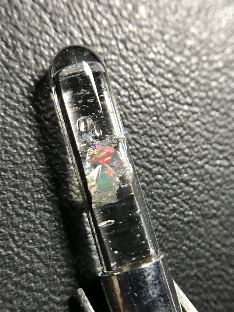 【レビュー用試作品】オパール入り試験管(小)