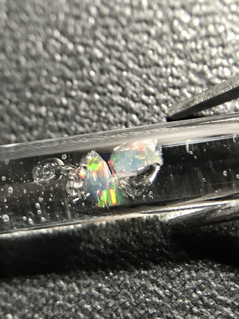 【レビュー用試作品】オパール入り試験管(小)