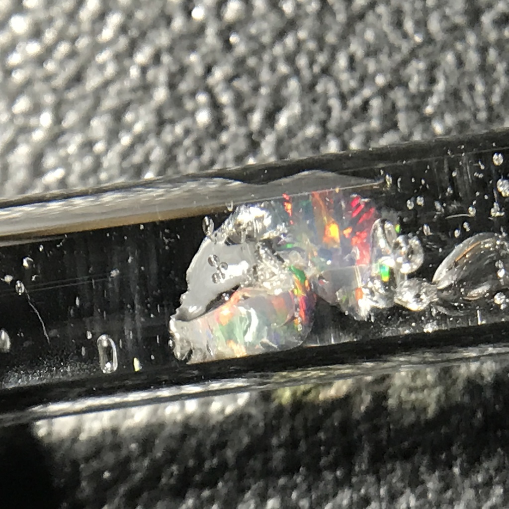 【レビュー用試作品】オパール入り試験管(小)