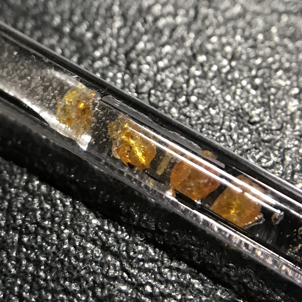 【レビュー用試作品】スファレライト(閃亜鉛鉱)入り試験管