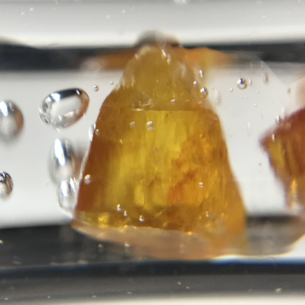 【レビュー用試作品】スファレライト(閃亜鉛鉱)入り試験管