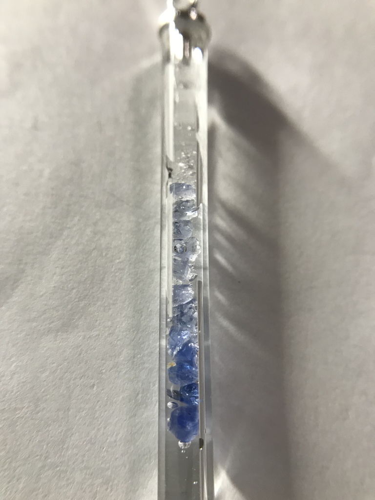 【レビュー用試作品】サファイア入り試験管D