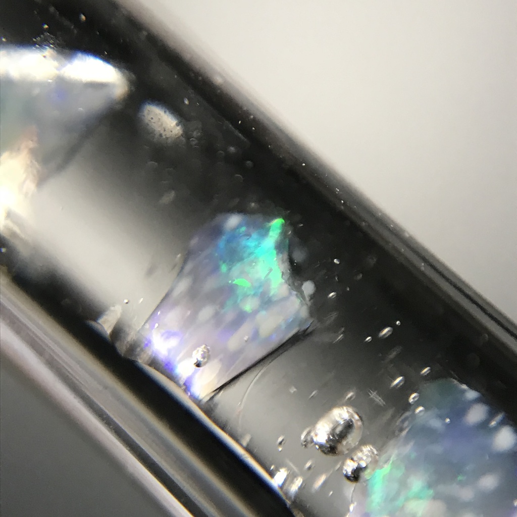 【レビュー用試作品】オパール入り試験管G