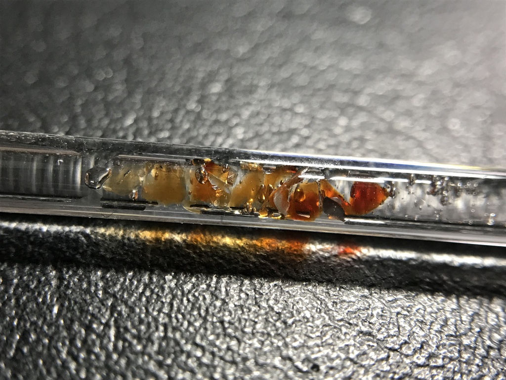 【レビュー用試作品】(訳あり)カーネリアン入り試験管