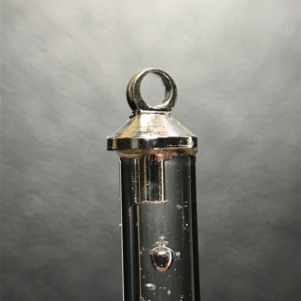 【レビュー用試作品】(訳あり)カーネリアン入り試験管