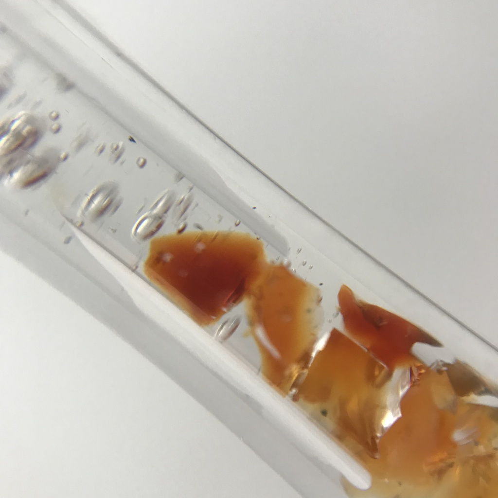 【レビュー用試作品】(訳あり)カーネリアン入り試験管